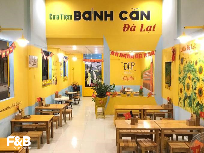 Trang trí quán ăn vặt ấn tượng FnB Việt Nam