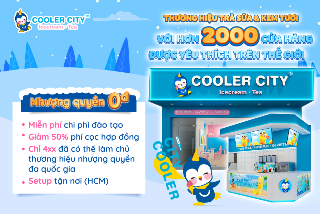 Cooler City 'Chơi Lớn': Khuấy Đảo Thị Trường Nhượng Quyền F&B Việt Nam Bằng Chiến Lược Giá Sốc FnB Việt Nam