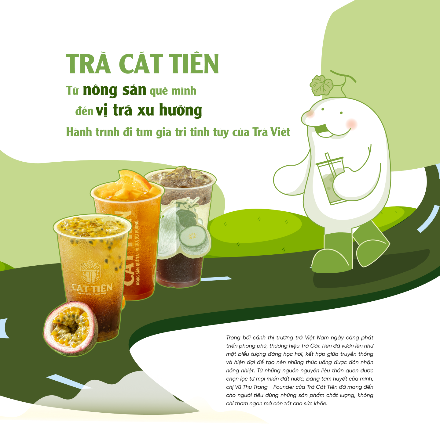 Trà Cát Tiên: Từ nông sản quê mình đến vị trà xu hướng - Hành trình đi tìm giá trị tinh túy của Trà Việt FnB Việt Nam