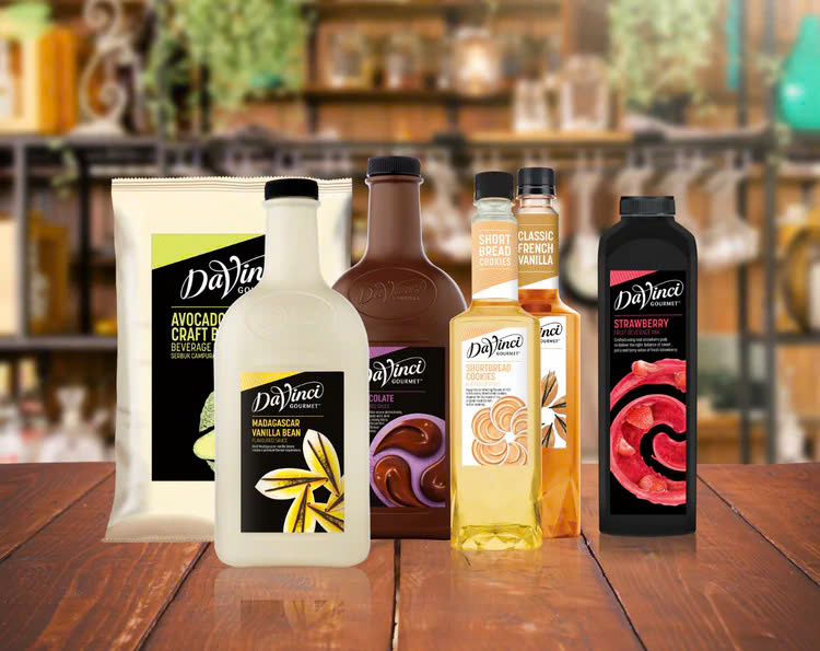 Top 7 dòng syrup được các quán cà phê tin dùng hiện nay 3 Hàm lượng trái cây cao lên đến 46% trong syrup Davinci Gourmet