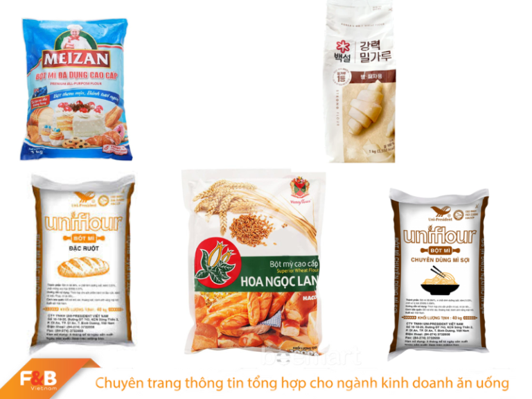 Top 5 thương hiệu bột mì cho tiệm làm bánh 2025