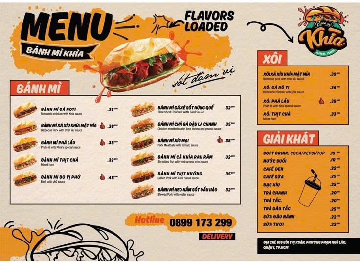 Setup menu cũng là một cách upsell thông minh