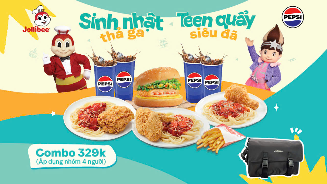 Chương trình Sinh nhật hấp dẫn Jollibee triển khai