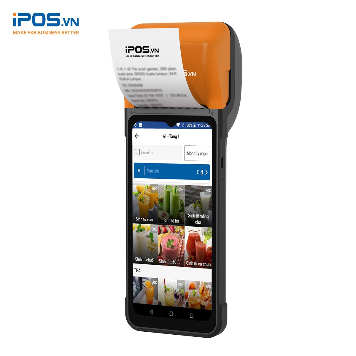 Top 5 Máy POS Tốt Cho Quán Cafe Nhỏ 2025 – So Sánh Chi Tiết & Giá Bán 2 Máy POS cầm tay nhỏ gọn cho các quán ăn ngoài trời