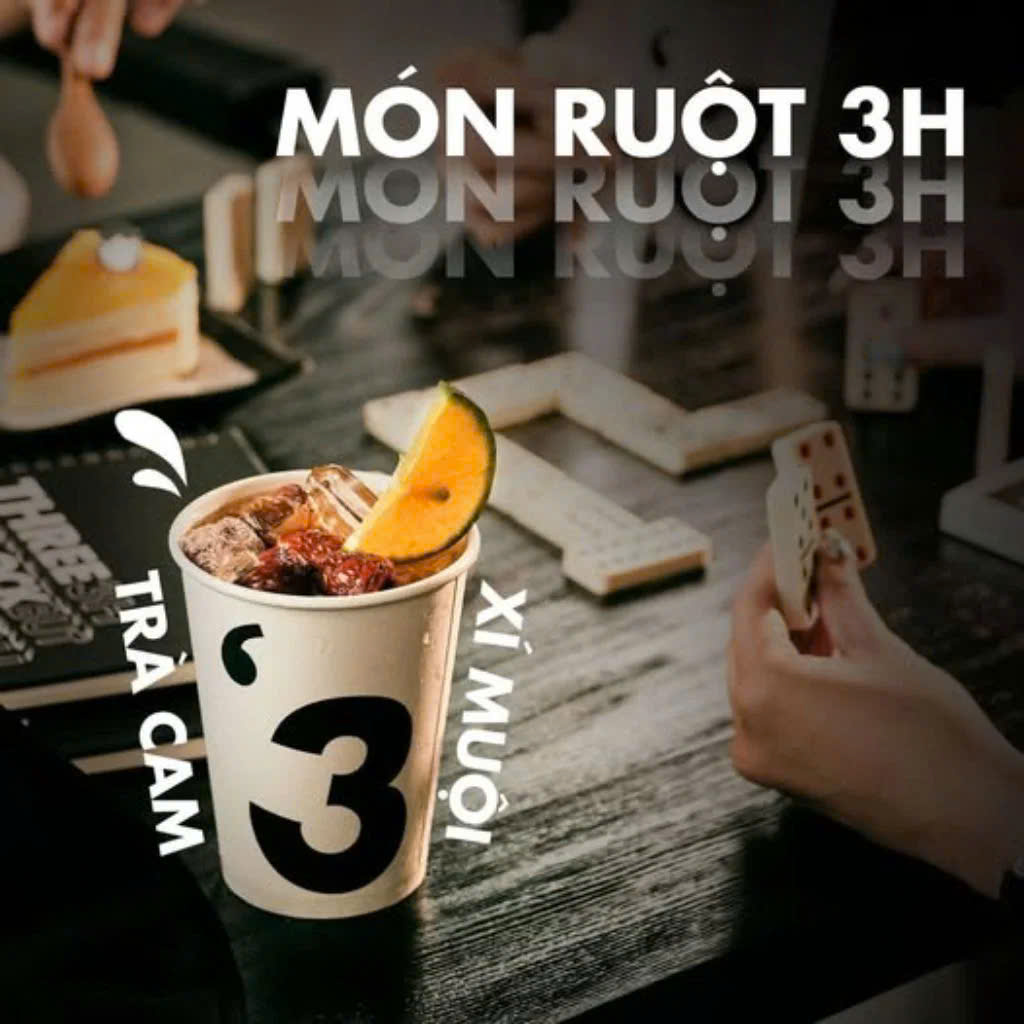 Trà cam xí muội siêu hot tại Three O’Clock