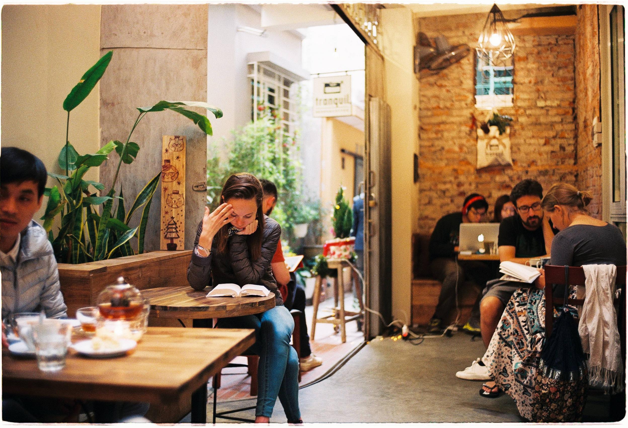 Không gian Tranquil yên tĩnh lý tưởng cho freelancer cần tập trung làm việc.