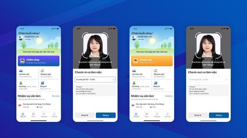 Phần mềm iPOS HRM chấm công, xếp ca, tính lương tự động giúp chủ quán tự tin chuyển đổi số