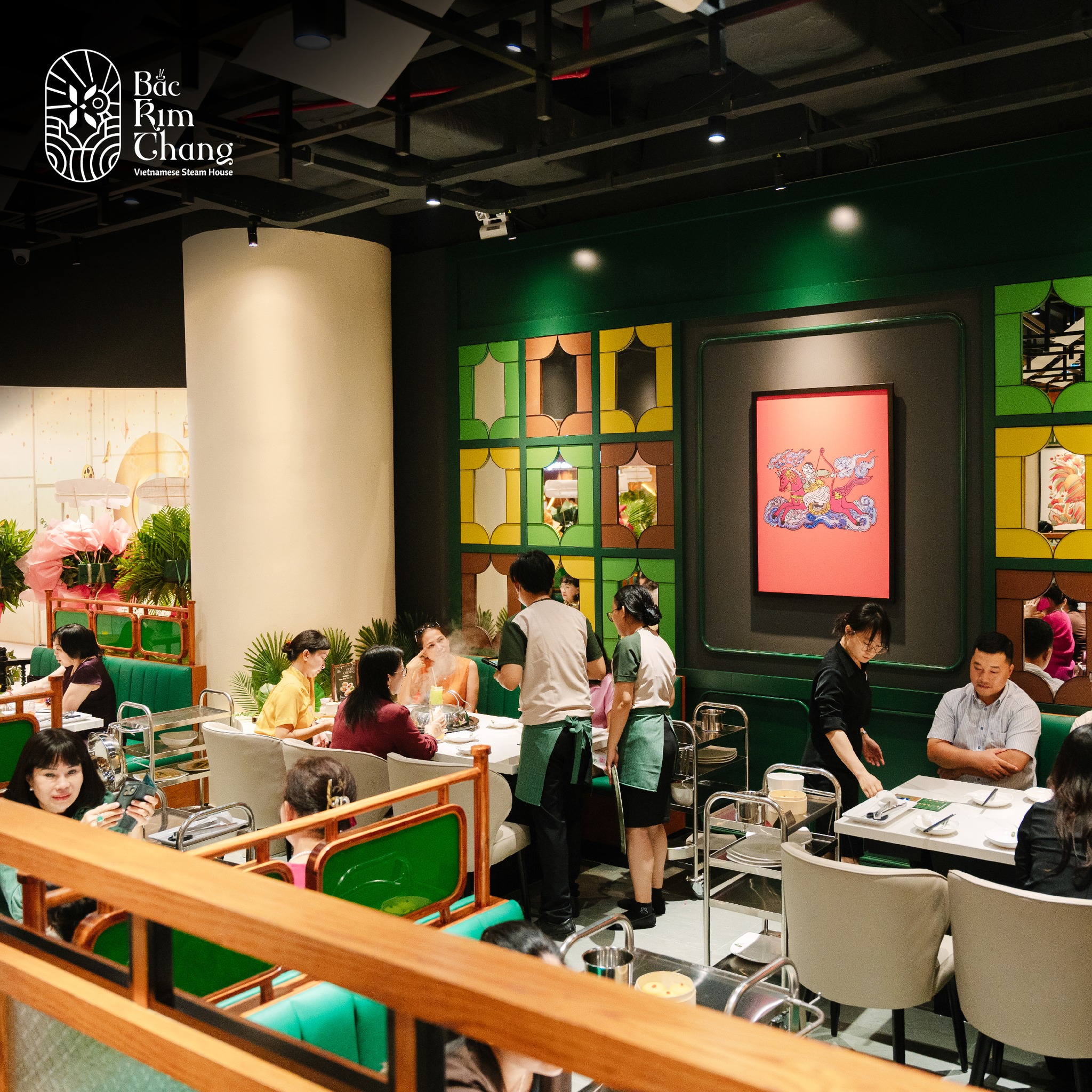 Không gian tại Bắc Kim Thang vừa sang trọng vừa mang sự gắn kết