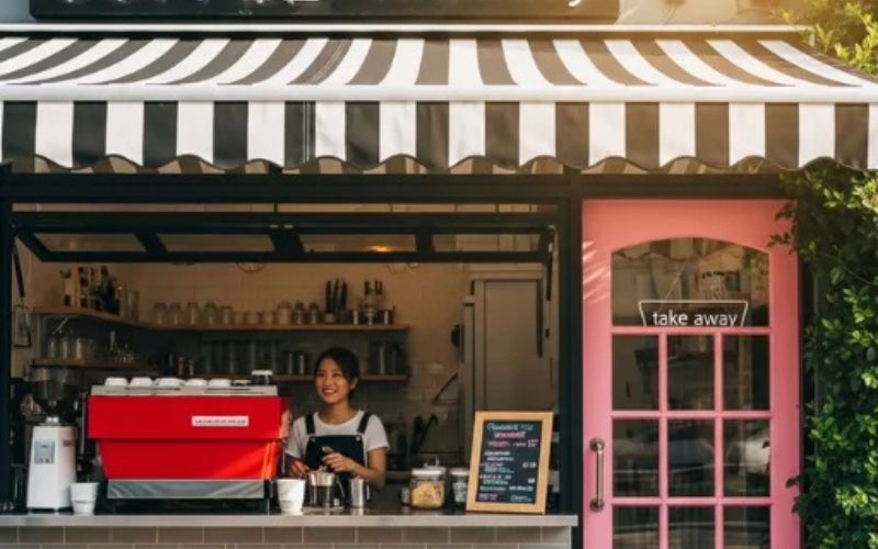 Mô hình quán cà phê nhỏ có lợi thế cạnh tranh rõ rệt mà không cần đầu tư quá nhiều vào mặt bằng lớn