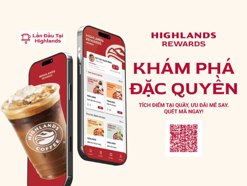 Chương trình khách hàng thân thiết của Highlands Coffee